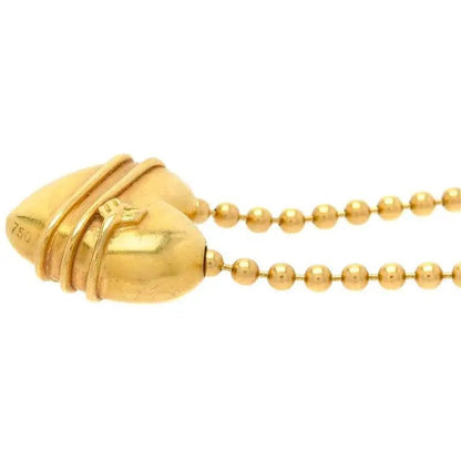 Tiffany & Co 18ct Yellow Gold Heart Pendant and Chain