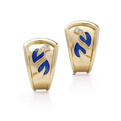 Van Cleef & Arpels Vintage 18 Carat Yellow Gold Clip-On Earrings