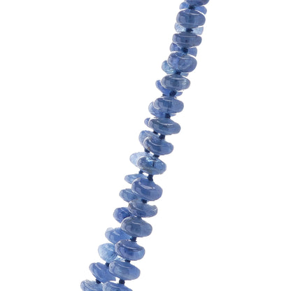 Natural Cabochon Sapphire Double Strand Graduated Bead Necklace
