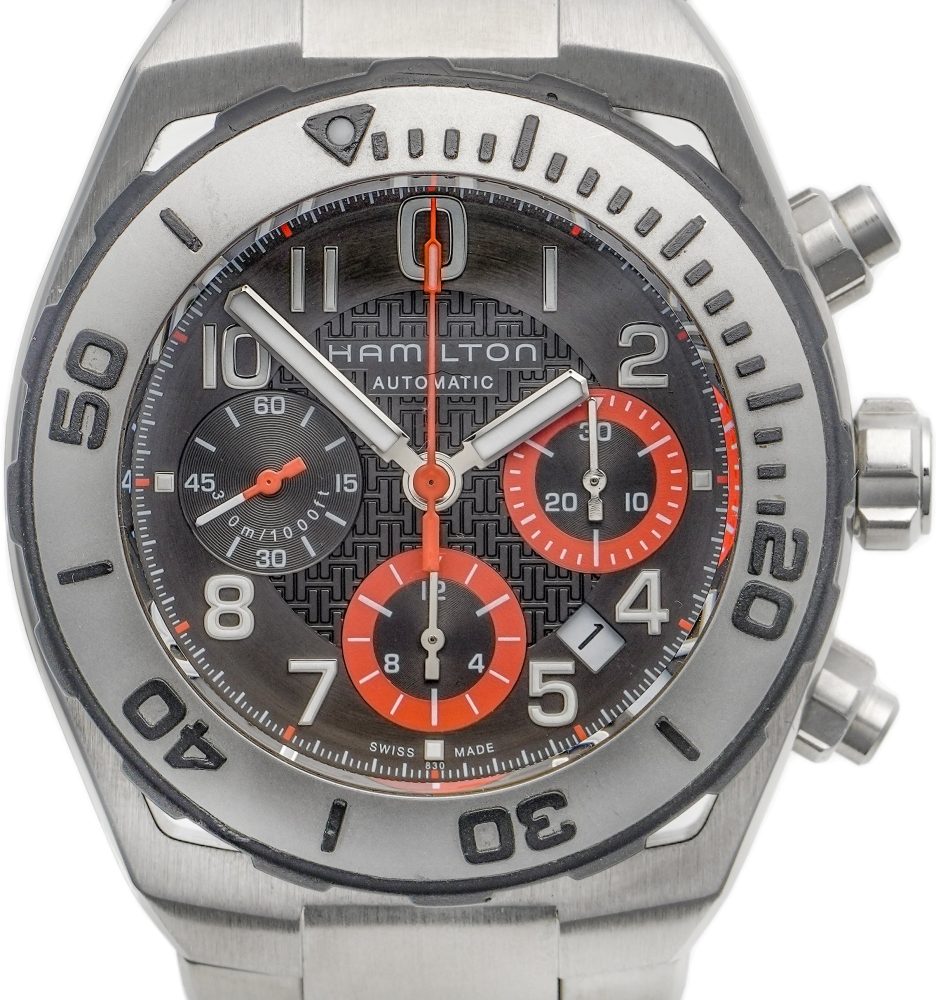 Hamilton Khaki Navy Sub Stainless Steel Chronograph Automatic Watch, Reference Nr.H787160