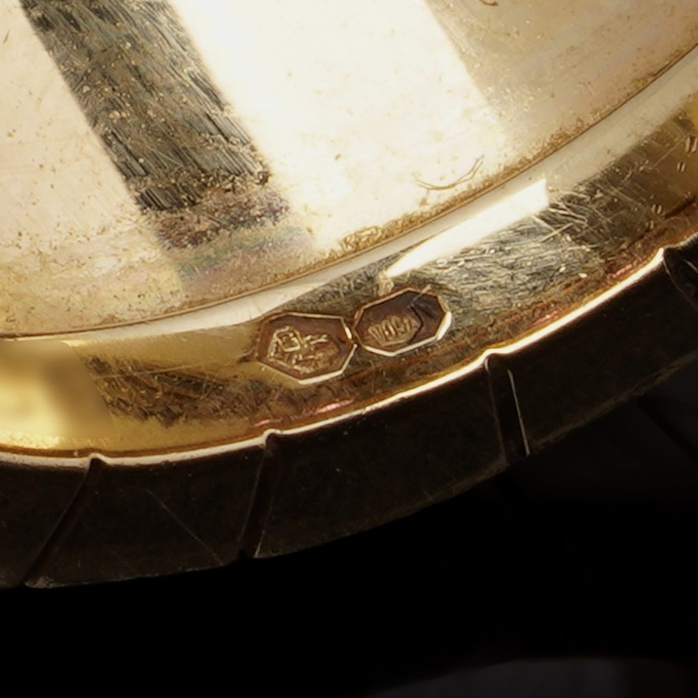 Vintage Cartier Lanieres 18 Carat Yellow Gold Diamond And Pink Sapphire Ring