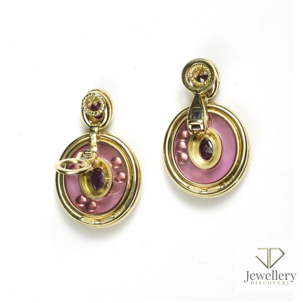 Chopard happy diamond earrings ruby red Jewellery Discovery