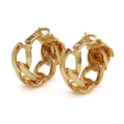 Gianni Versace La Medusa 18 Carat Gold Clip-On Earrings
