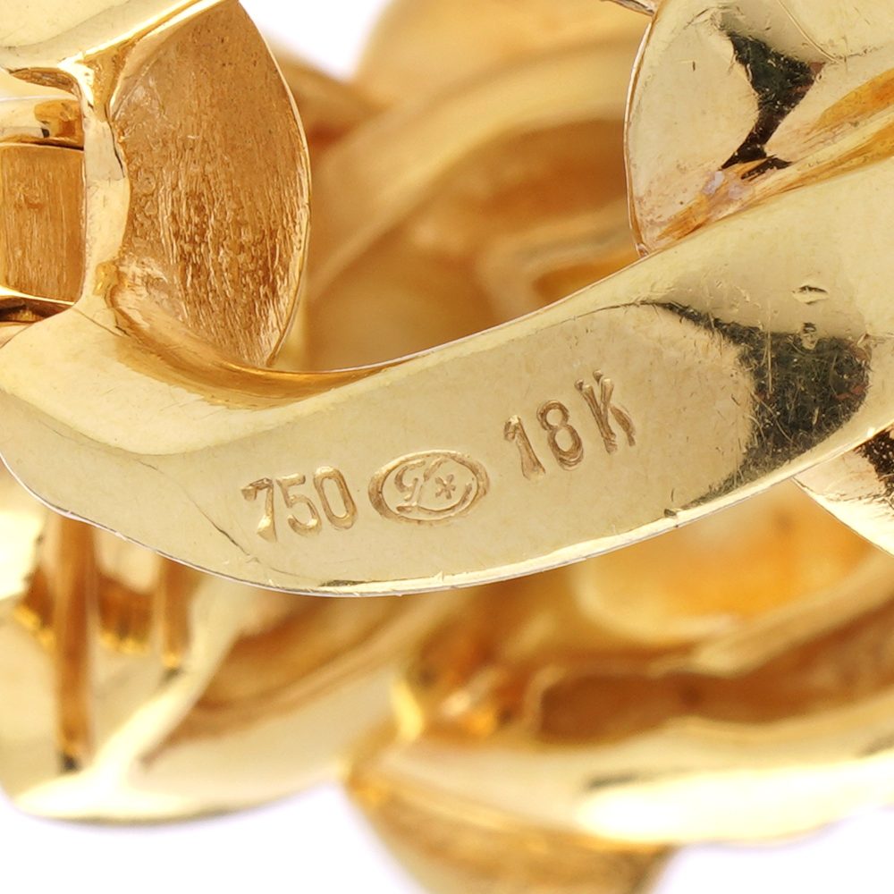 Gianni Versace La Medusa 18 Carat Gold Clip-On Earrings