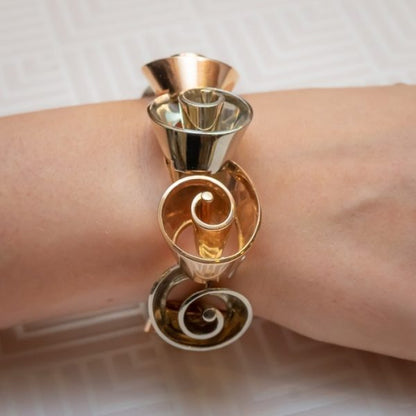 VINTAGE YELLOW & WHITE GOLD BRACELET