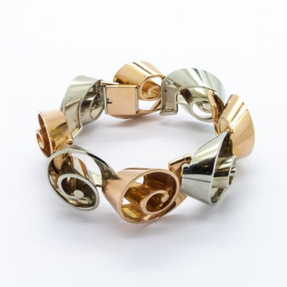 VINTAGE YELLOW & WHITE GOLD BRACELET