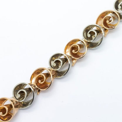 VINTAGE YELLOW & WHITE GOLD BRACELET