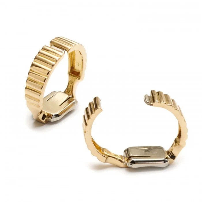 Van Cleef and Arpels 18ct Gold Stirrup Cufflinks