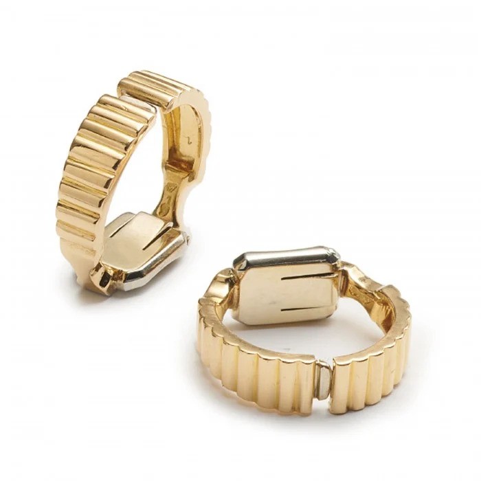 Van Cleef and Arpels 18ct Gold Stirrup Cufflinks