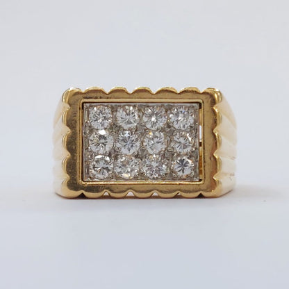 Van Cleef and Arpels Vintage 0.60ct Diamond and 18ct Gold Dress Ring