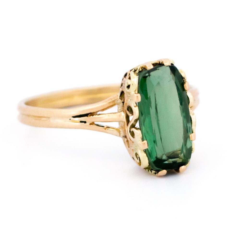 Victorian Antique 2.30ct Tourmaline Ring