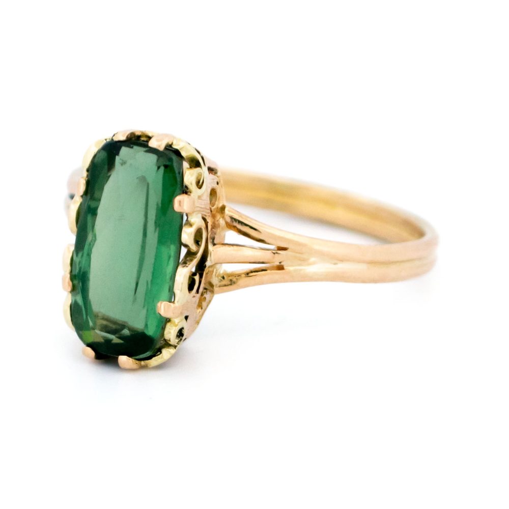 Victorian Antique 2.30ct Tourmaline Ring