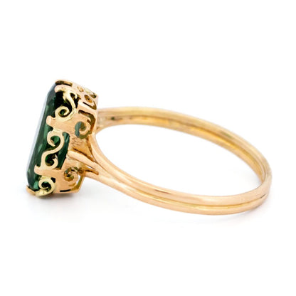 Victorian Antique 2.30ct Tourmaline Ring