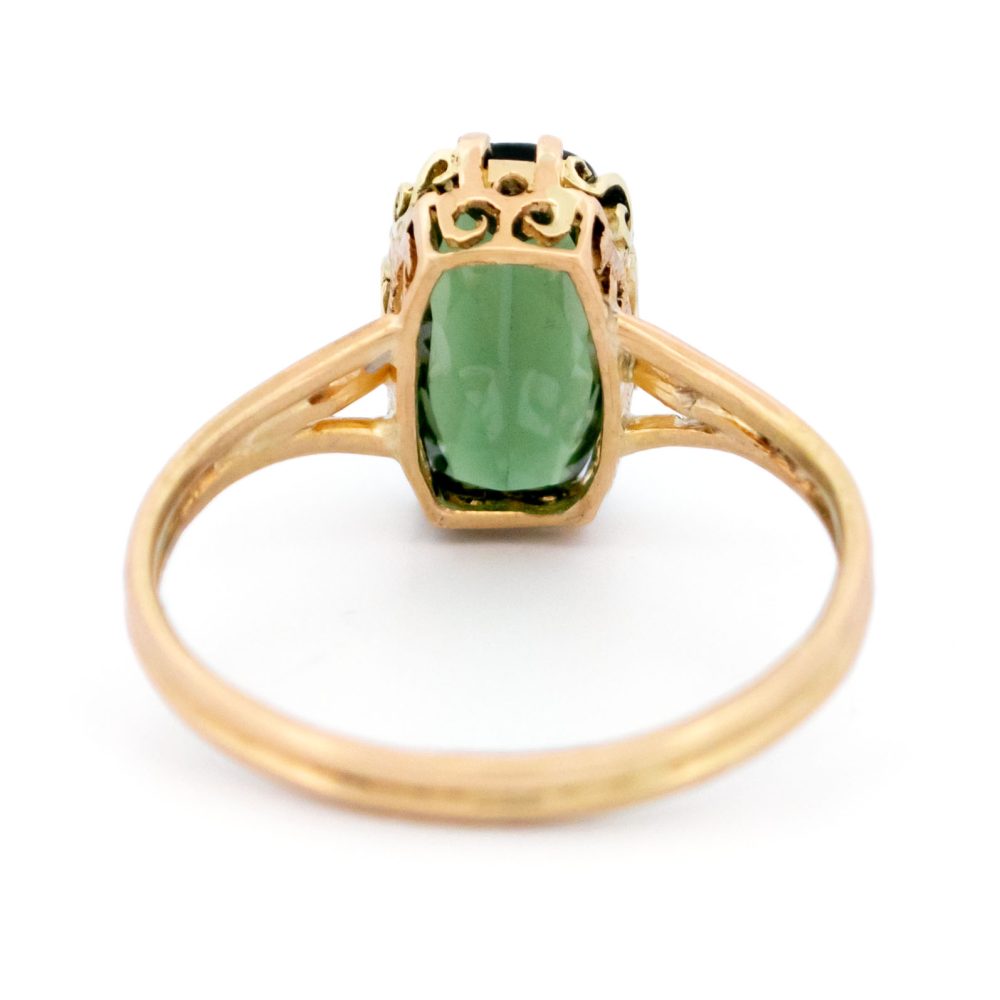 Victorian Antique 2.30ct Tourmaline Ring