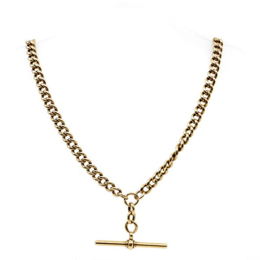 Victorian Gold Watch Chain Necklace