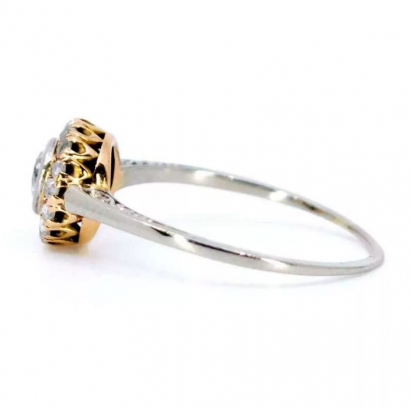 Vintage 0.40ct Old European Cut Diamond 18ct Ring