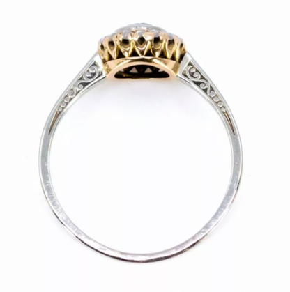 Vintage 0.40ct Old European Cut Diamond 18ct Ring