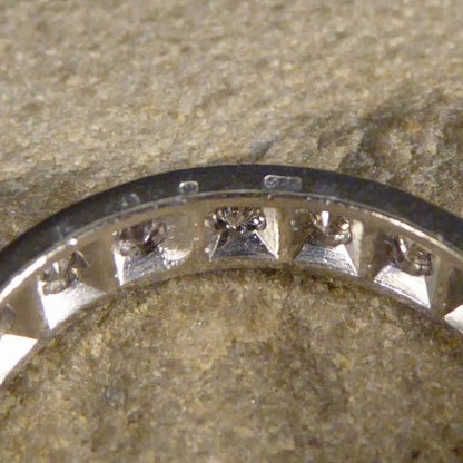 Vintage 1.00ct Brilliant Cut Diamond Full Eternity Ring
