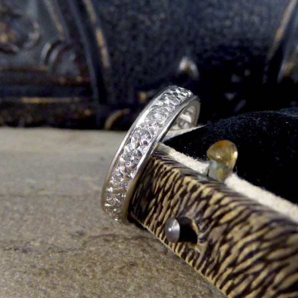 Vintage 1.00ct Brilliant Cut Diamond Full Eternity Ring