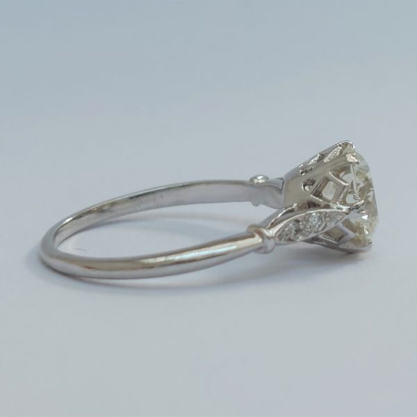 Vintage 1.51ct Brilliant Cut Diamond Ring