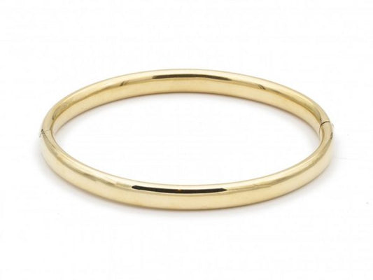 Vintage 14ct Yellow Gold Bangle Bracelet