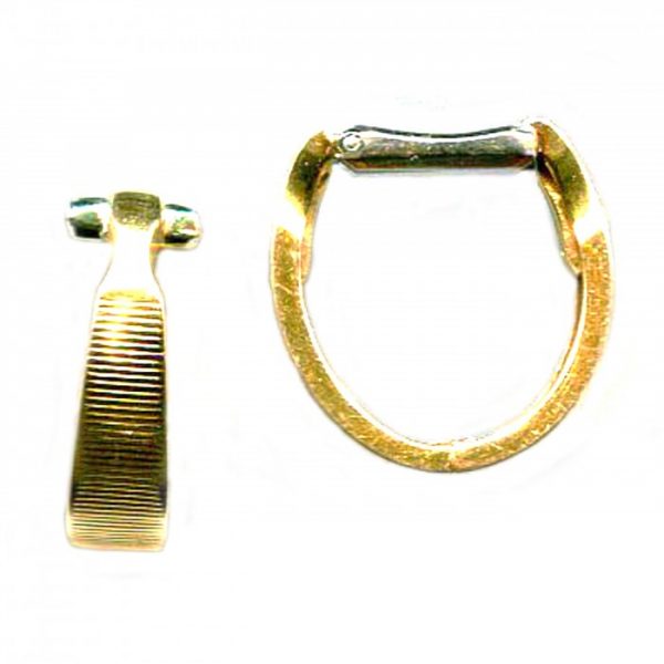 Vintage 1950s Van Cleef & Arpels Stirrup Gold Cufflinks