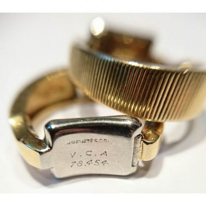 Vintage 1950s Van Cleef & Arpels Stirrup Gold Cufflinks