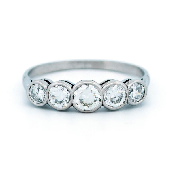 Vintage 1ct Old European Cut Diamond Ring