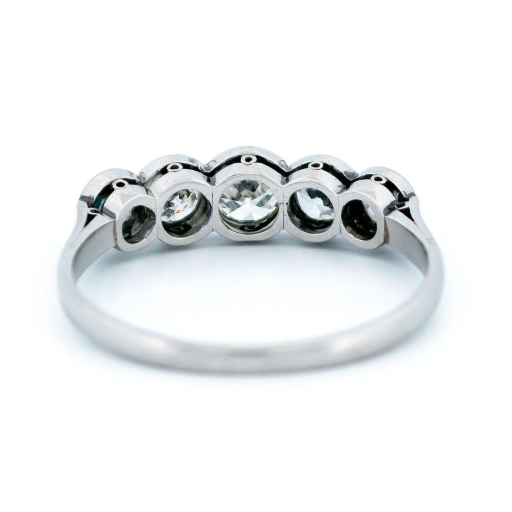 Vintage 1ct Old European Cut Diamond Ring