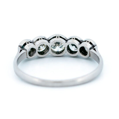 Vintage 1ct Old European Cut Diamond Ring