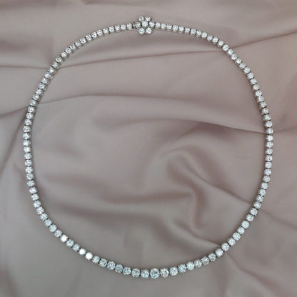 Vintage 20 Carat Diamond Line Necklace