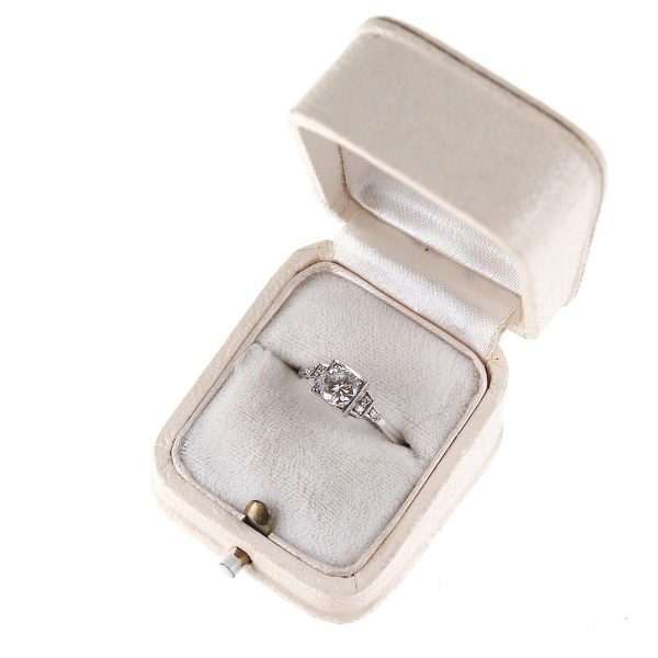 Vintage Art Deco Style 0.70ct Diamond Ring