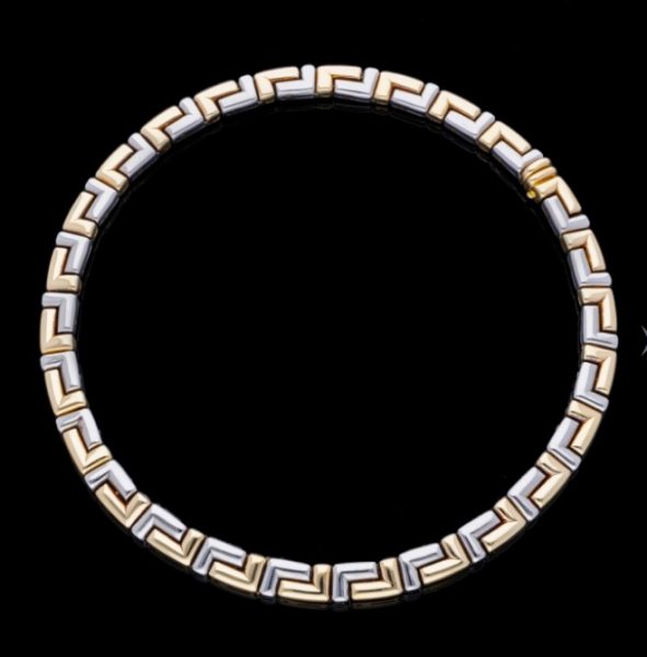 Vintage Bvlgari 18ct Gold Collar Necklace