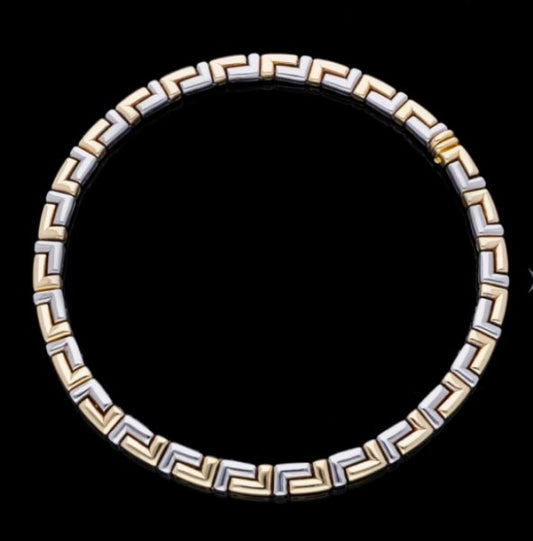 Vintage Bvlgari 18ct Gold Collar Necklace