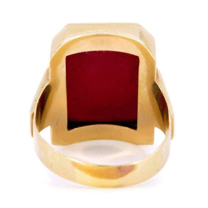 Vintage Carnelian Signet Ring