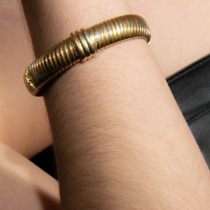 Vintage Cartier Trinity Tri Colour Gold Tubogas Bracelet