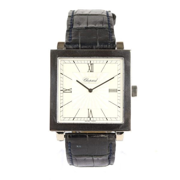 Vintage Chopard 18ct White Gold 35mm Gents Watch