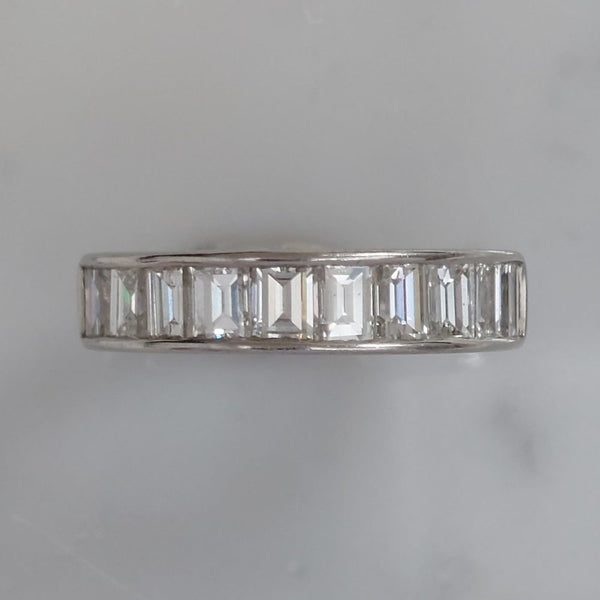Vintage Diamond Half Eternity Ring, 3.40ct