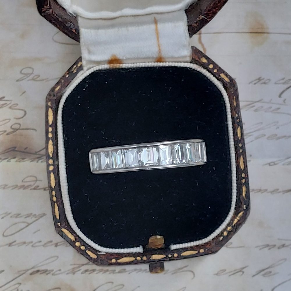 Vintage Diamond Half Eternity Ring, 3.40ct