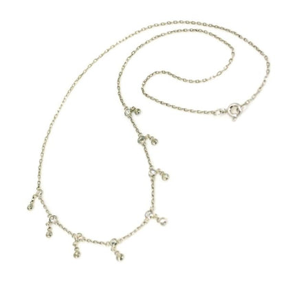 Vintage Diamond and Platinum Chain Necklace