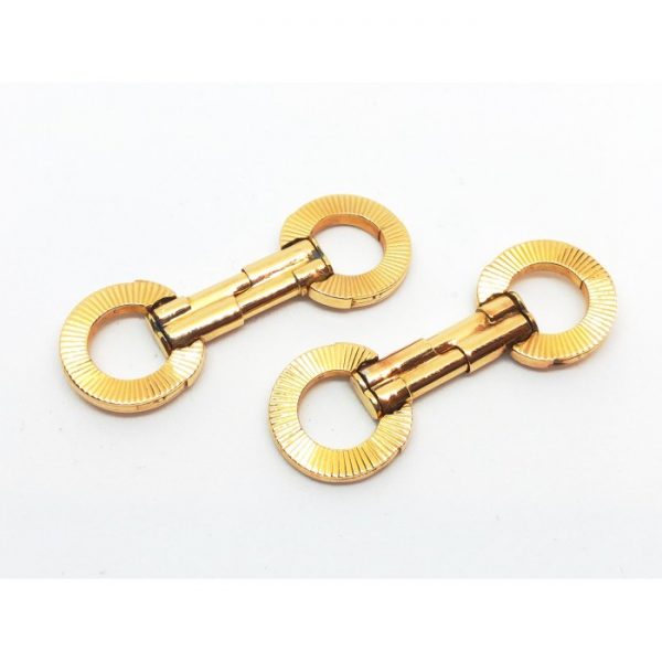 Vintage Engraved Gold Cufflinks