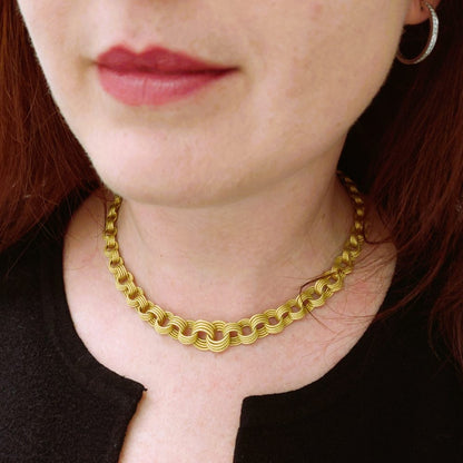 Vintage French 18ct Gold Necklace