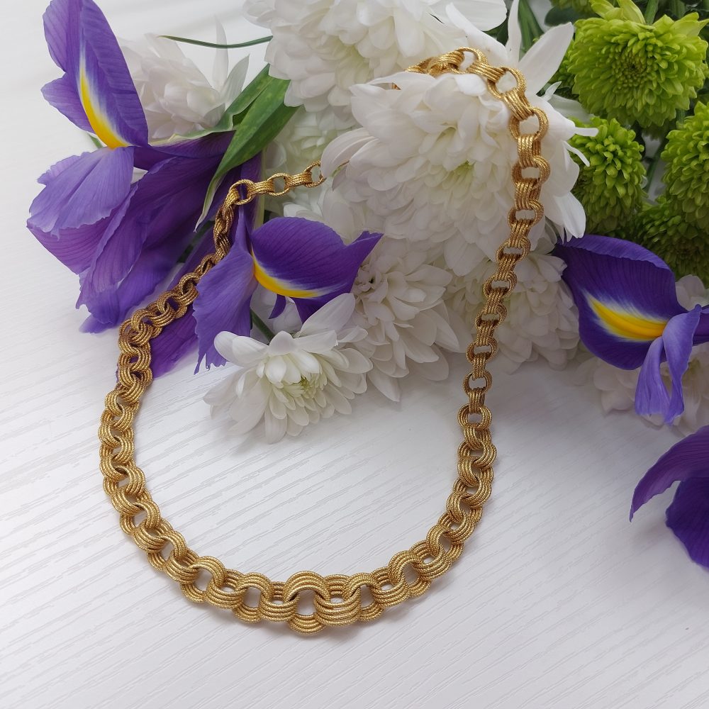 Vintage French 18ct Gold Necklace