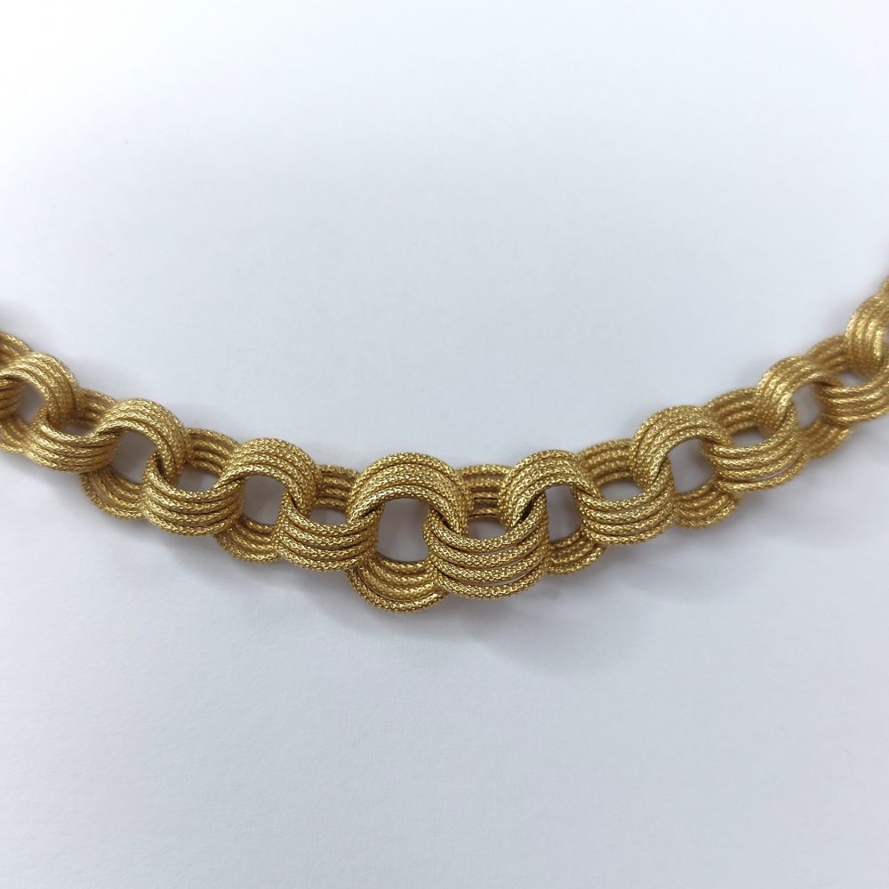 Vintage French 18ct Gold Necklace