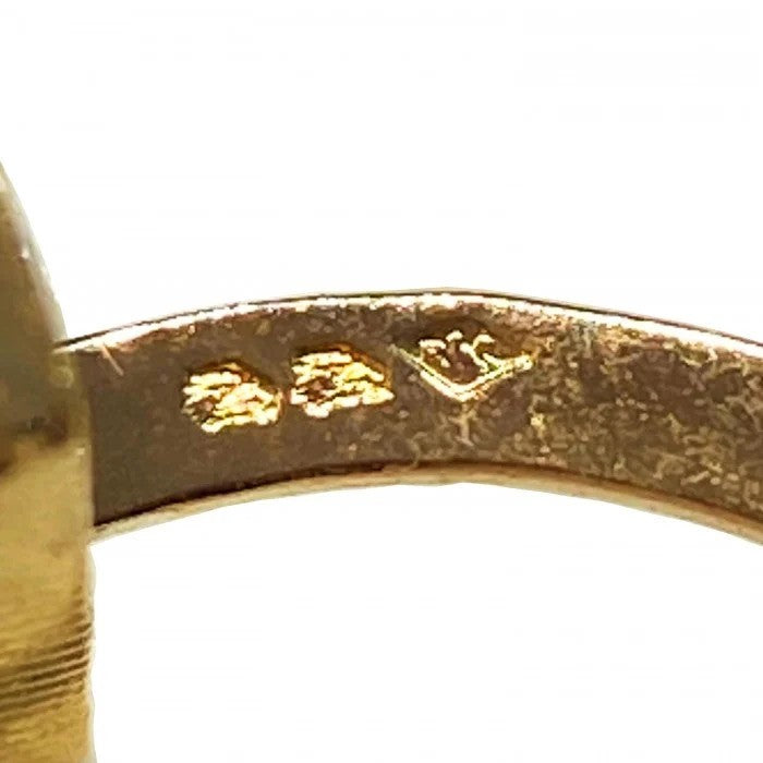 Vintage French 18ct Yellow Gold Herringbone Bar Cufflinks, Circa 1960