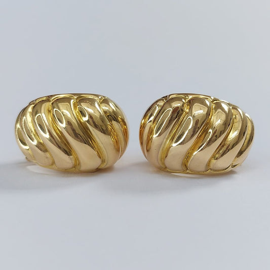 Vintage French Van Cleef and Arpels Gold Earrings