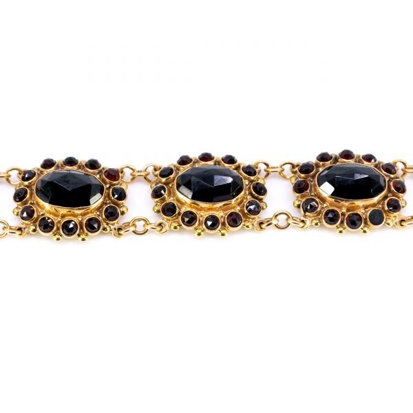Vintage Garnet and Gold Bracelet