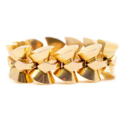 Vintage Gold Bracelet, French 1940