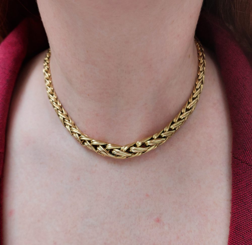 Vintage Gold Graduating Necklace