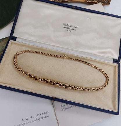 Vintage Gold Graduating Necklace